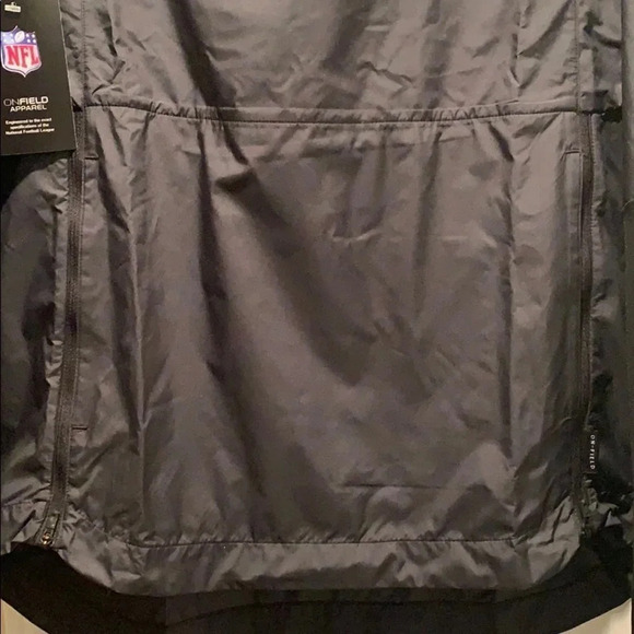 Raiders Jacket NFL Nike Pullover Windbreaker Hoodie Size Small New - Picture 5 of 15